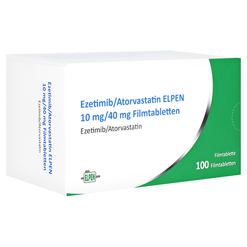 EZETIMIB/Atorvastatin ELPEN 10 mg/40 mg Filmtabl. 100 Stck N3