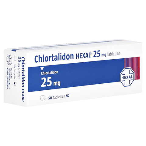 Chlortalidon HEXAL 25mg 50 Stck N2