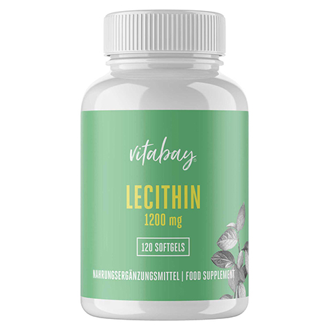 LECITHIN 1200 mg Sojalecithin+Vit.E vegan Weichk. 120 Stck