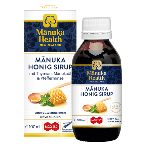 MANUKA HEALTH MGO 250+ Manuka Honig Sirup 100 Milliliter