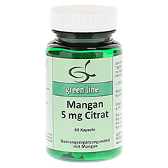 MANGAN 5 mg Citrat Kapseln 60 Stck