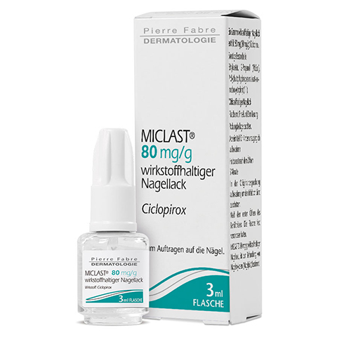 MICLAST 80 mg/g wirkstoffhaltiger Nagellack 3 Milliliter N1