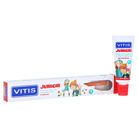 VITIS Junior Zahnbrste+15 ml Zahnpasta 1 Stck