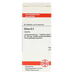 CHINA D 2 Tabletten 80 Stck N1 - Vorderseite