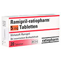 Ramipril-ratiopharm 5mg 20 Stck N1