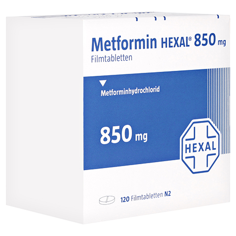 Metformin HEXAL 850mg 120 Stck N2