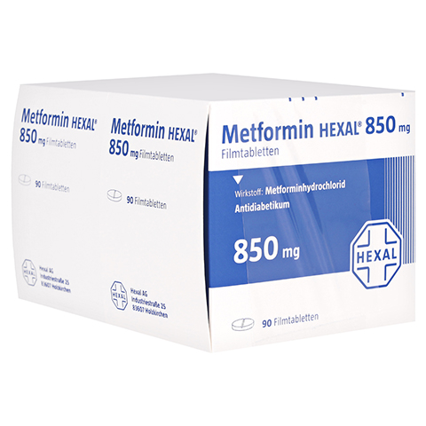 Metformin HEXAL 850mg 180 Stck N3