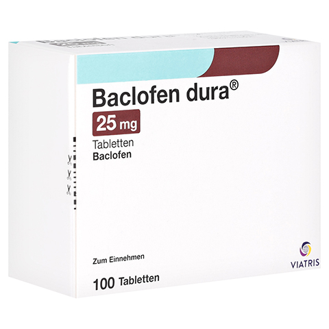 BACLOFEN dura 25 mg Tabletten 100 Stck N3