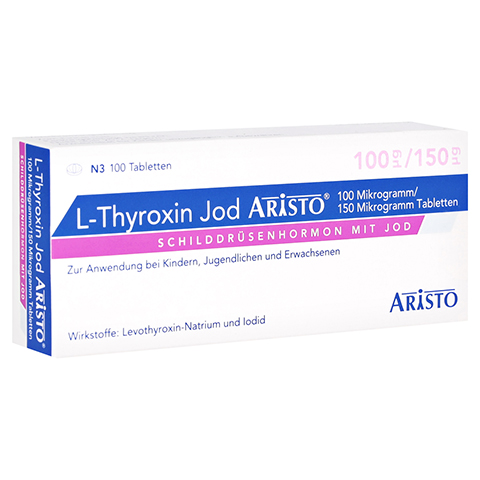 L-Thyroxin Jod Aristo 100g/150g 100 Stck N3