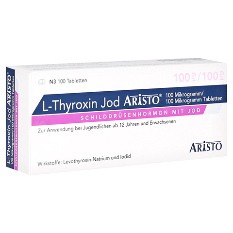 L-Thyroxin Jod Aristo 100g/100g 100 Stck N3