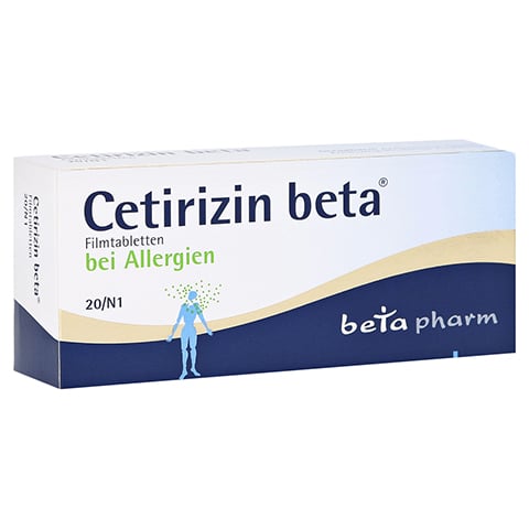 Cetirizin beta 20 Stück N1