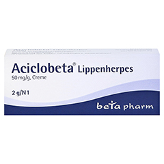 Aciclobeta Lippenherpes 2 Gramm N1 - Vorderseite