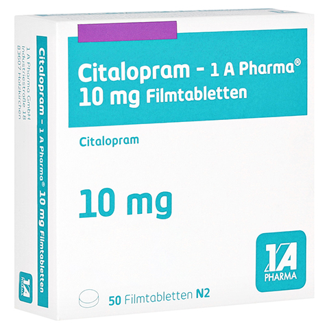 Citalopram-1A Pharma 10mg 50 Stck N2