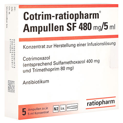 COTRIM-ratiopharm Ampullen SF 480 mg/5 ml 5 Stck N2