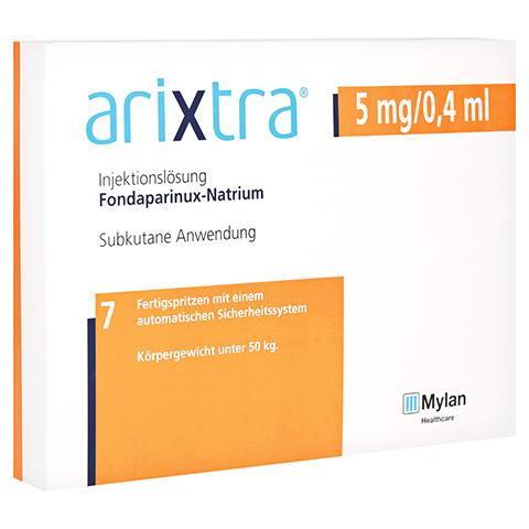 ARIXTRA 5 mg/0,4 ml Inj.-Lsg.i.e.Fertigspritze 7x0.4 Milliliter N1