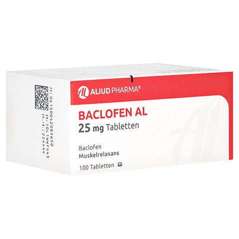 BACLOFEN AL 25 mg Tabletten 100 Stck N3
