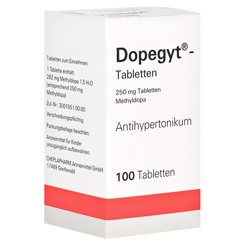 DOPEGYT 250 mg Tabletten 100 Stck N3