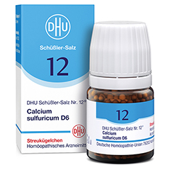 BIOCHEMIE DHU 12 Calcium sulfuricum D 6 Globuli 10 Gramm N1