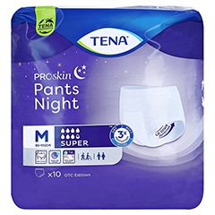 TENA PANTS Night Super M bei Inkontinenz 10 Stck - Vorderseite