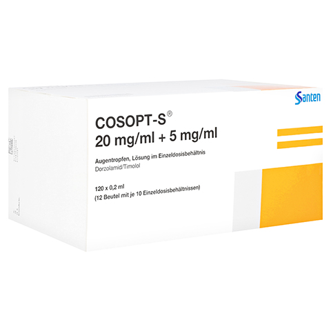 COSOPT-S 20mg/ml+5mg/ml Augentropfen 120x0.2 Milliliter N3