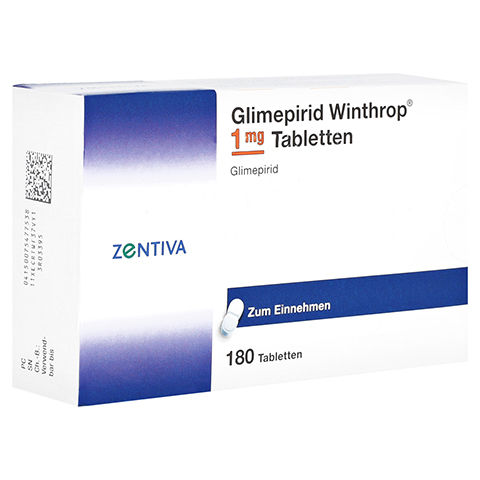 Glimepirid Winthrop 1mg 180 Stck N3