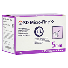 BD MICRO-FINE ULTRA Pen-Nadeln 0,25x5 mm 31 G 100 Stck