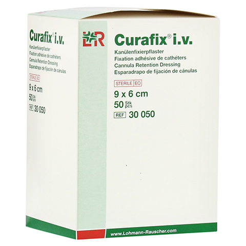 CURAFIX i.v. steril Pflaster 6x9 cm 50 Stck