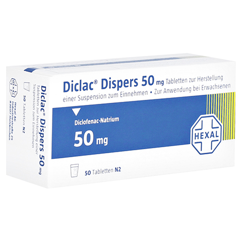 Diclac Dispers 50mg 50 Stck N2