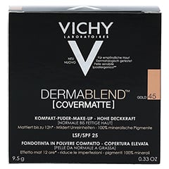 Vichy Dermablend Covermatte Kompaktpuder Nr. 45 Gold 9.5 Gramm - Vorderseite