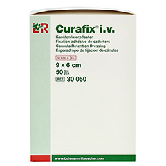 CURAFIX i.v. steril Pflaster 6x9 cm 50 Stck - Vorderseite