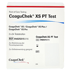 COAGUCHEK XS PT Test 48 Stck - Rckseite