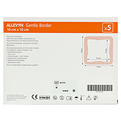 ALLEVYN Gentle Border 10x10 cm Schaumverb. 5 Stck - Rckseite