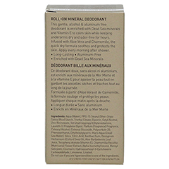 AHAVA Mineral Roll-on Deodorant men 50 Milliliter - Rckseite