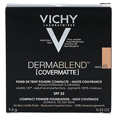 Vichy Dermablend Covermatte Kompaktpuder Nr. 45 Gold 9.5 Gramm - Rckseite