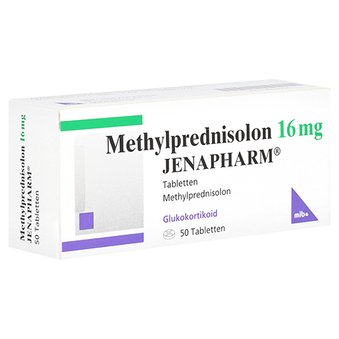 METHYLPREDNISOLON 16 mg Jenapharm Tabletten 50 Stck N2