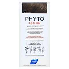PHYTOCOLOR 7 BLOND Pflanzliche Haarcoloration 1 Stck - Rckseite