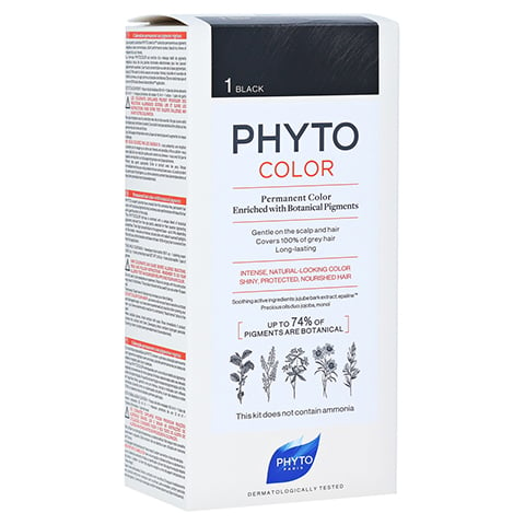 PHYTOCOLOR 1 SCHWARZ Pflanzliche Haarcoloration 1 Stck