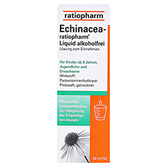 Echinacea-ratiopharm Liquid alkoholfrei 50 Milliliter N2 - Vorderseite