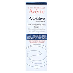 Avène A-OXitive AUGEN Straffende Augenpflege + gratis Avene Couverance Mascara 15 Milliliter - Rückseite
