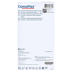 CONVAMAX Superabsorber adhäsiv 10x20 cm 10 Stück - Rückseite