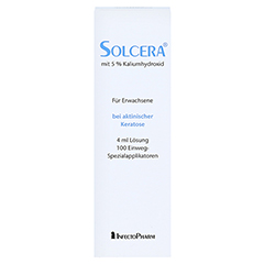 SOLCERA Lösung zum Auftragen auf die Haut 4 Milliliter - Vorderseite