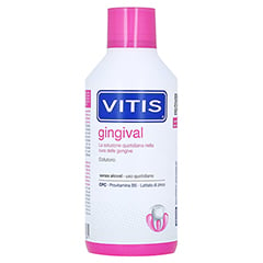 VITIS gingival Mundspülung 500 Milliliter - Rückseite