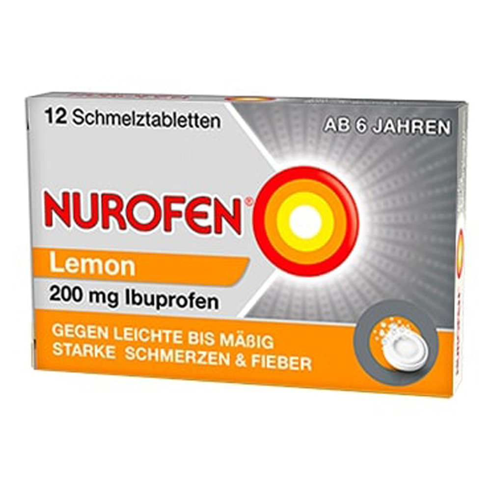 Nurofen 200 Mg Schmelztabletten Lemon 12 Stuck N1 Online Bestellen Medpex Versandapotheke