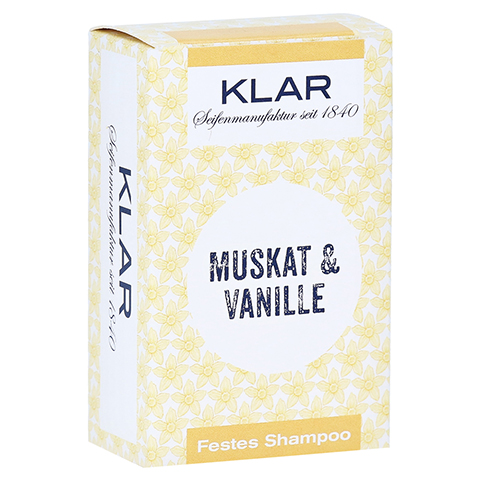 Klar Festes Shampoo Muskat/Vanille 100 Gramm