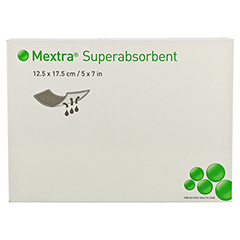 MEXTRA Superabsorbent Verband 12,5x17,5 cm 10 Stck - Vorderseite