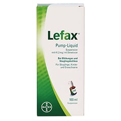 Lefax Pump-Liquid Suspension 100 Milliliter N3 - Vorderseite