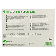 MEXTRA Superabsorbent Verband 12,5x17,5 cm 10 Stck - Rckseite