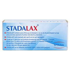 STADALAX 5 mg magensaftresist.berz.Tabletten 100 Stck N3 - Rckseite