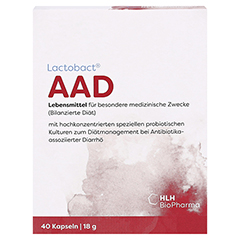 Lactobact AAD Magensaftresistente Kapsel 40 Stck - Vorderseite