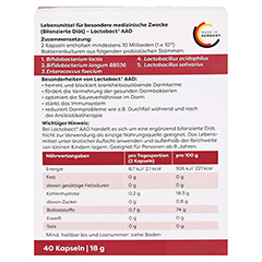Lactobact AAD Magensaftresistente Kapsel 40 Stck - Rckseite